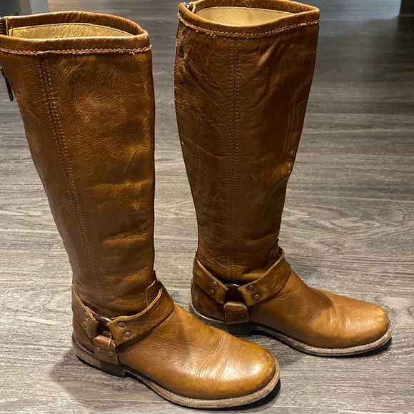 Frye Classic Flat Zip Back Riding Boot - Picture 4 of 6